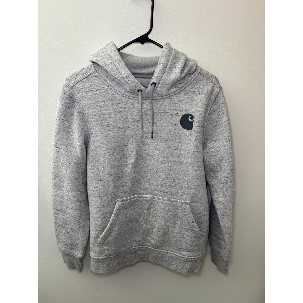 Carhartt  Relaxed Fit Gray Pull Over Hoodie Draw String Men's Size Medium